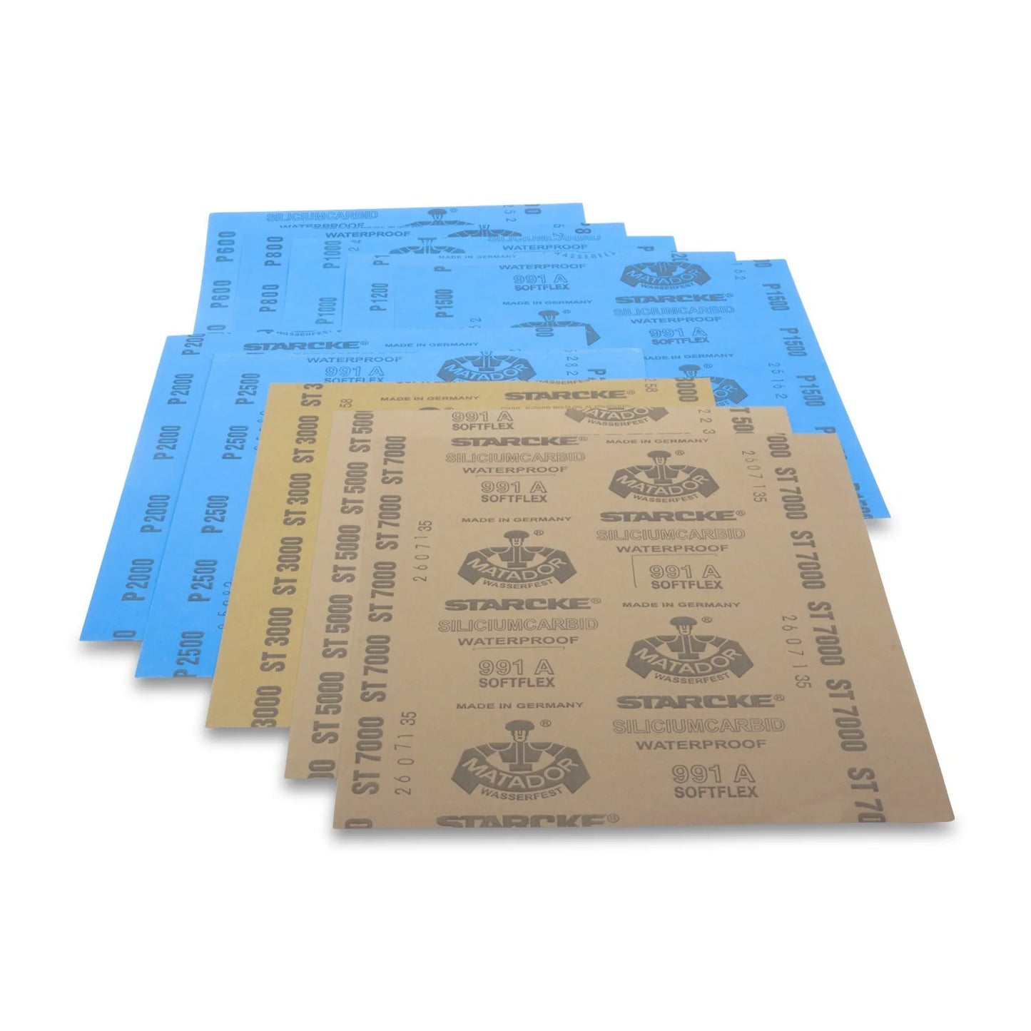 Starcke Matador Waterproof Sandpaper 5pk