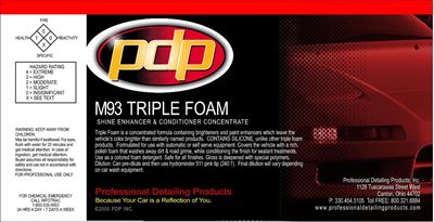 M93 TRIPLE FOAM- Blue,Red,Yellow