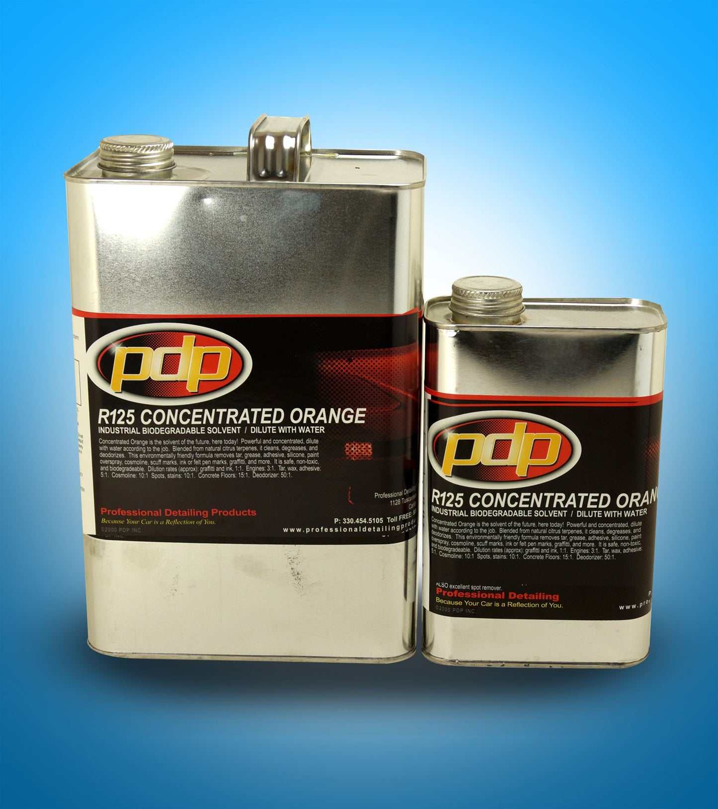 R125 CONCENTRATED ORANGE PreCleaner Solvent