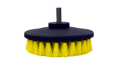 Little Yellow Round Power Drill Brush