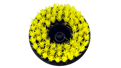 Little Yellow Round Power Drill Brush
