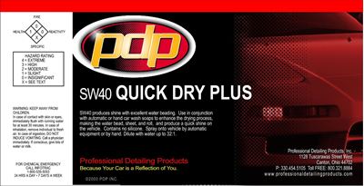 SW40 QUICK DRY PLUS- Drying Agent