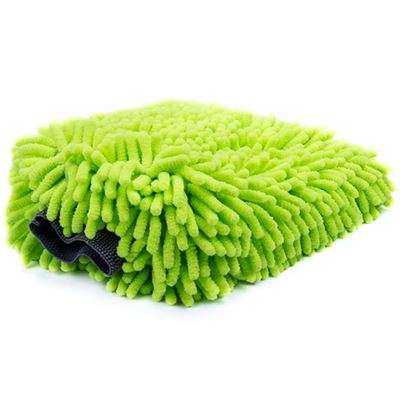Green Microfiber Wash Mitt